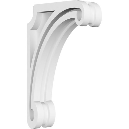 Ekena Millwork Arch Architectural Grade PVC Corbel, 1 7/8"W X 5 1/2"D X 9"H CORP01X05X09AH